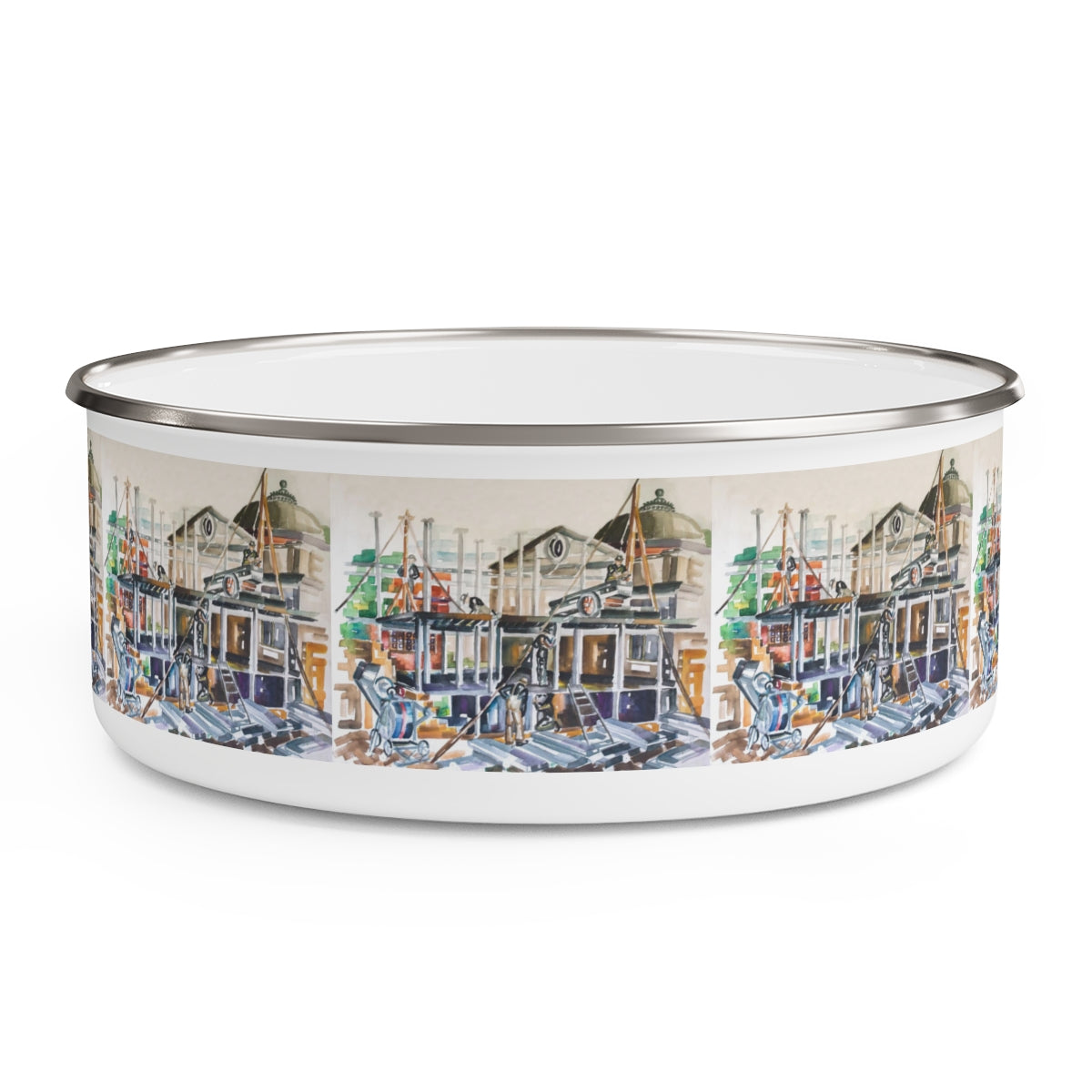 HW Construction Enamel Bowl