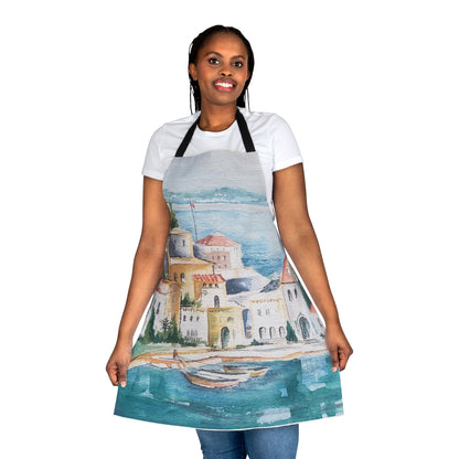 HW Watercolor City Apron