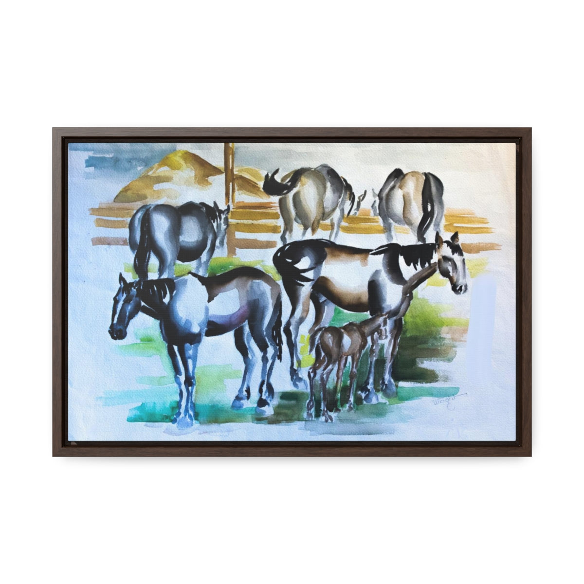 HW Horses Gallery Canvas Wraps, Horizontal Frame