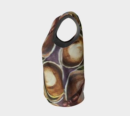 HW Singing Bowls Long Loose Tank top