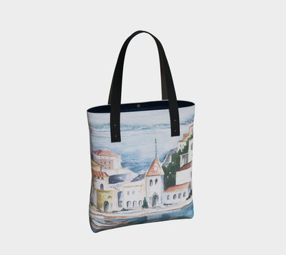HW Watercolor City Tote