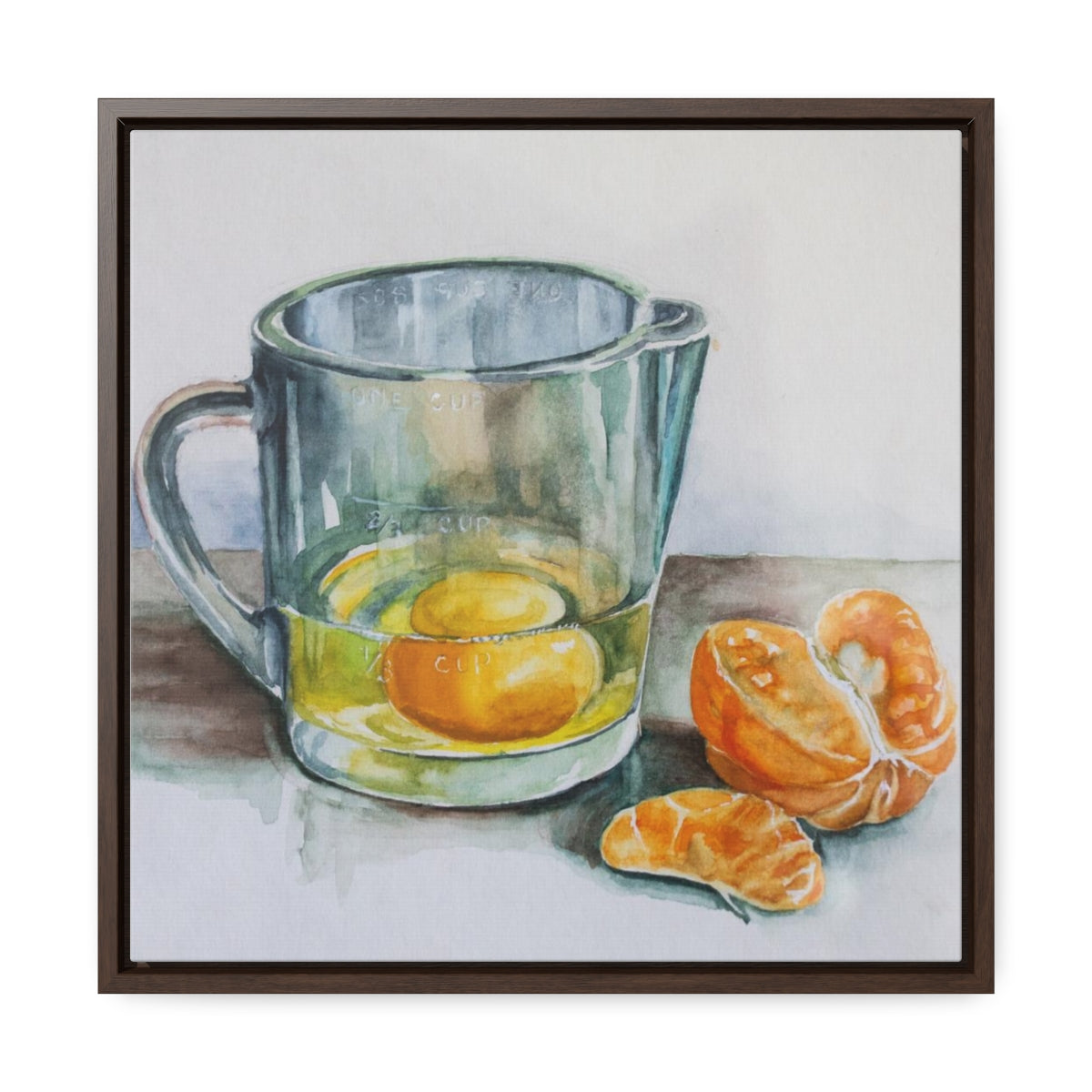 HW Citrus Gallery Canvas Wraps, Square Frame