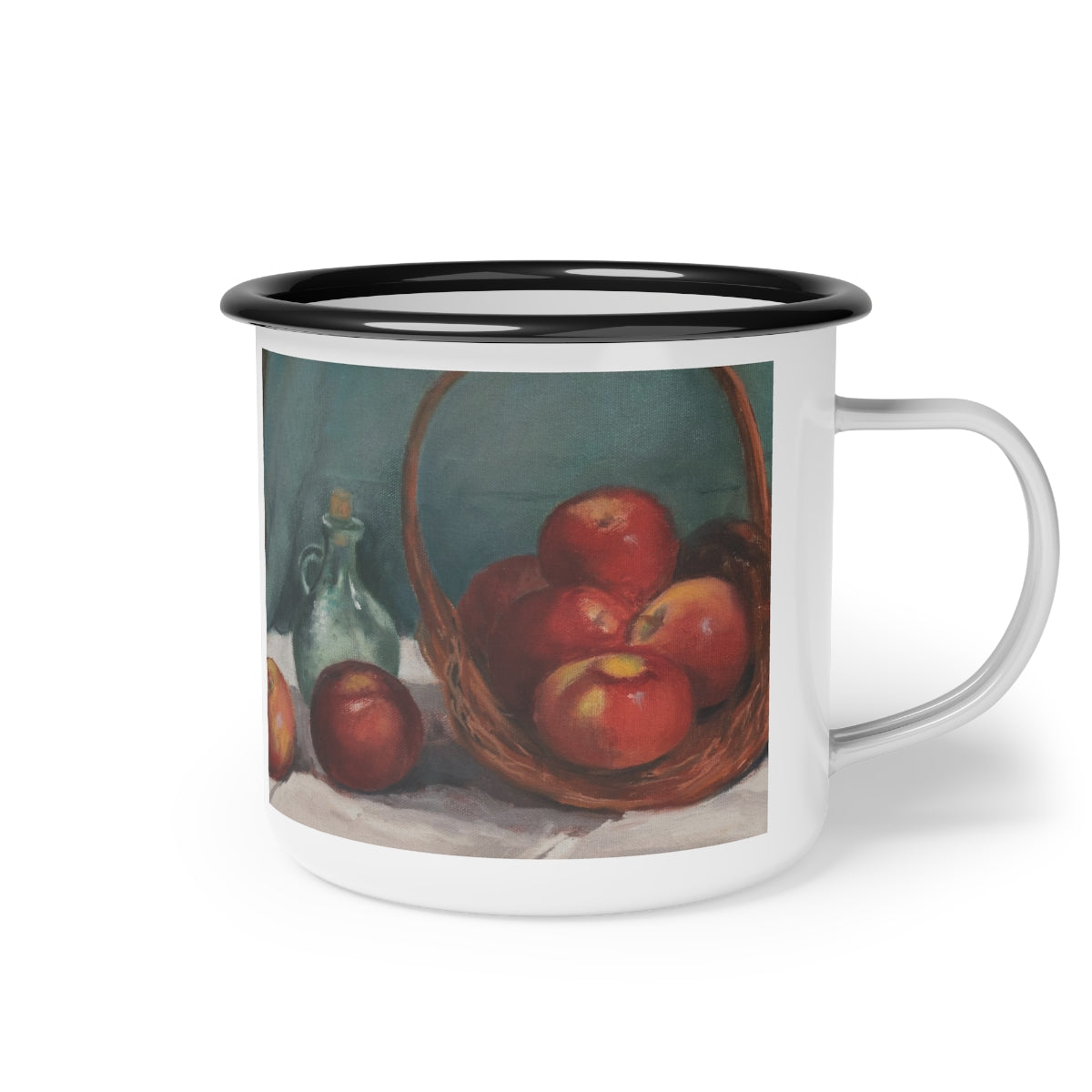 HW Apple Basket Enamel Camp Cup