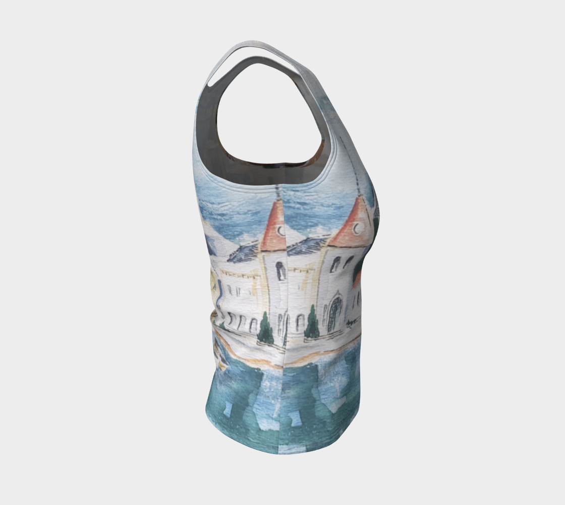 HW Watercolor City Tank Top