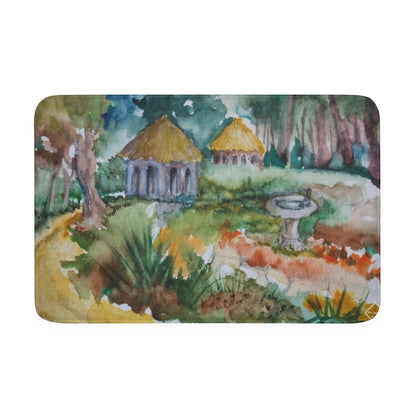 HW Birdbath Memory Foam Bath Mat