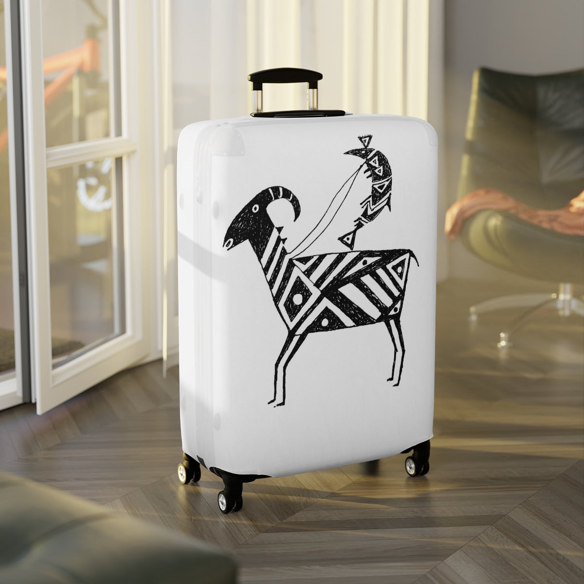 HW Fish Gallop Luggage Cover