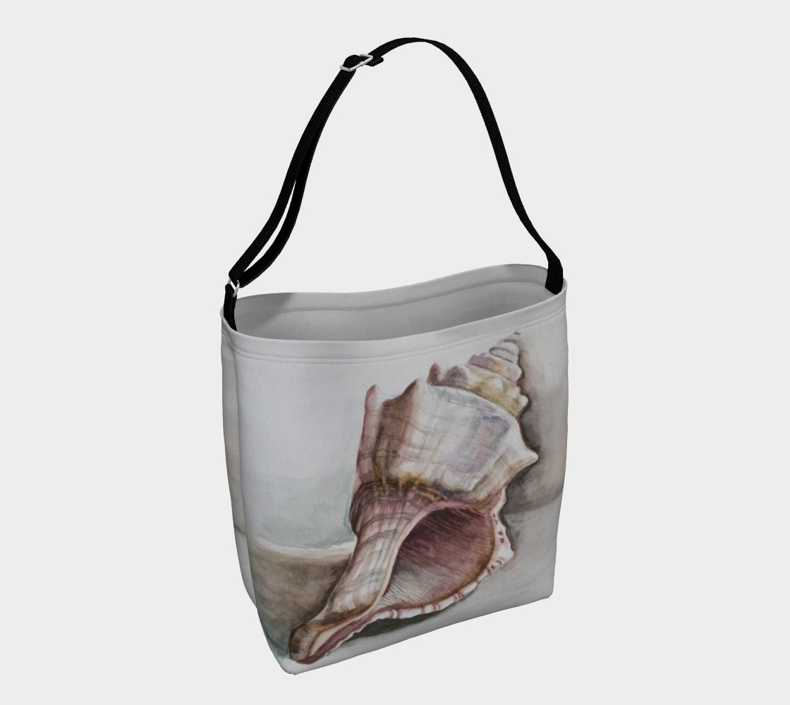 HW Watercolor Shell Day Tote