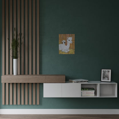 Alpaca Joy Satin Posters (300gsm)