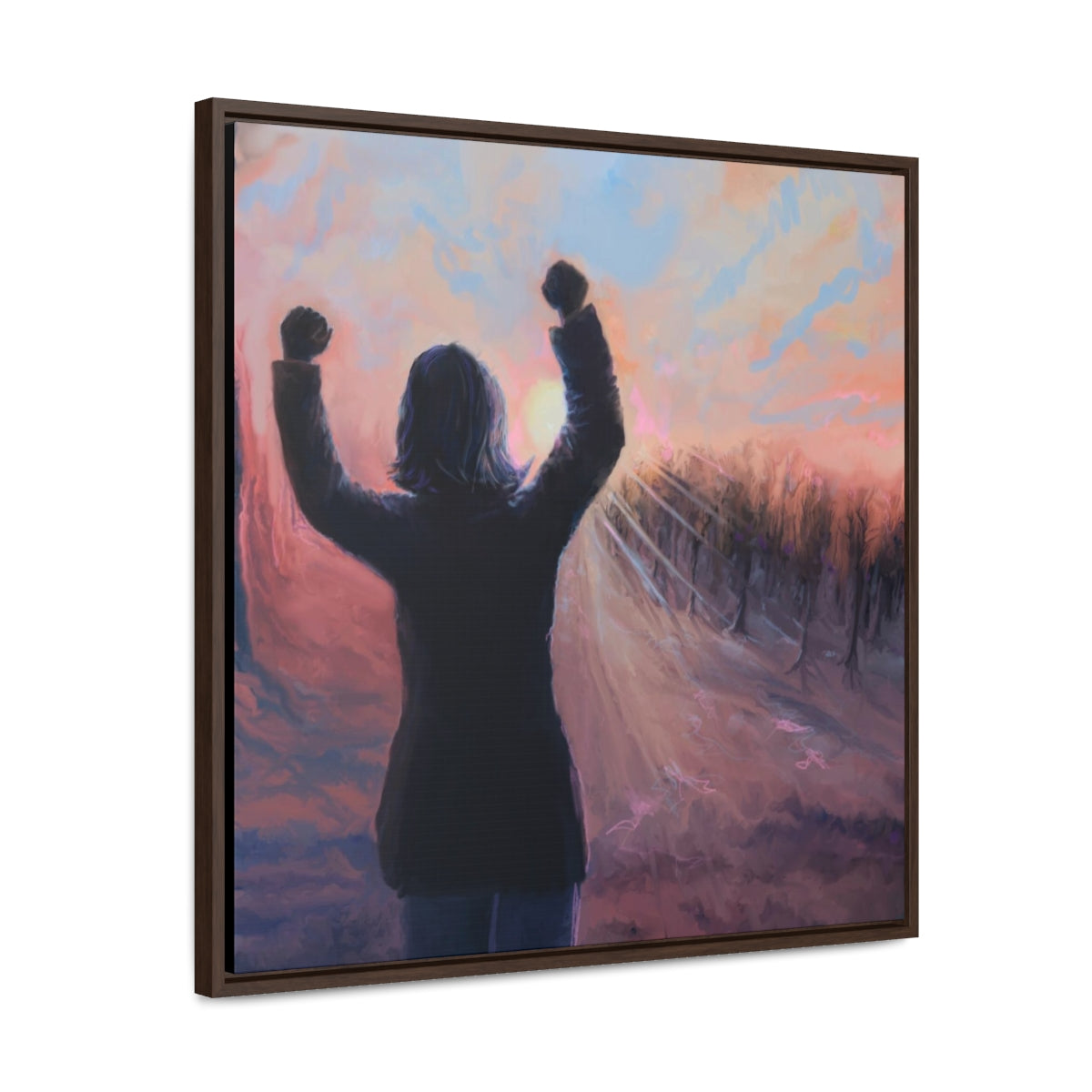 Revel Gallery Canvas Wraps, Square Frame