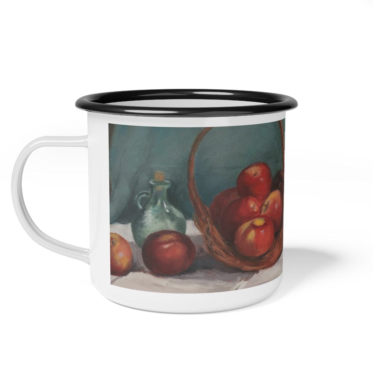 HW Apple Basket Enamel Camp Cup