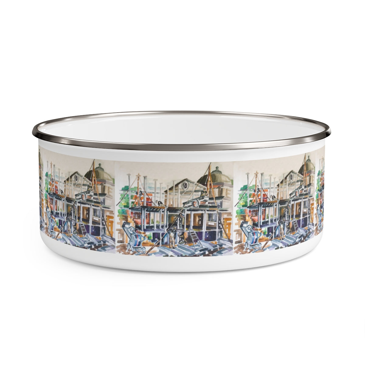 HW Construction Enamel Bowl