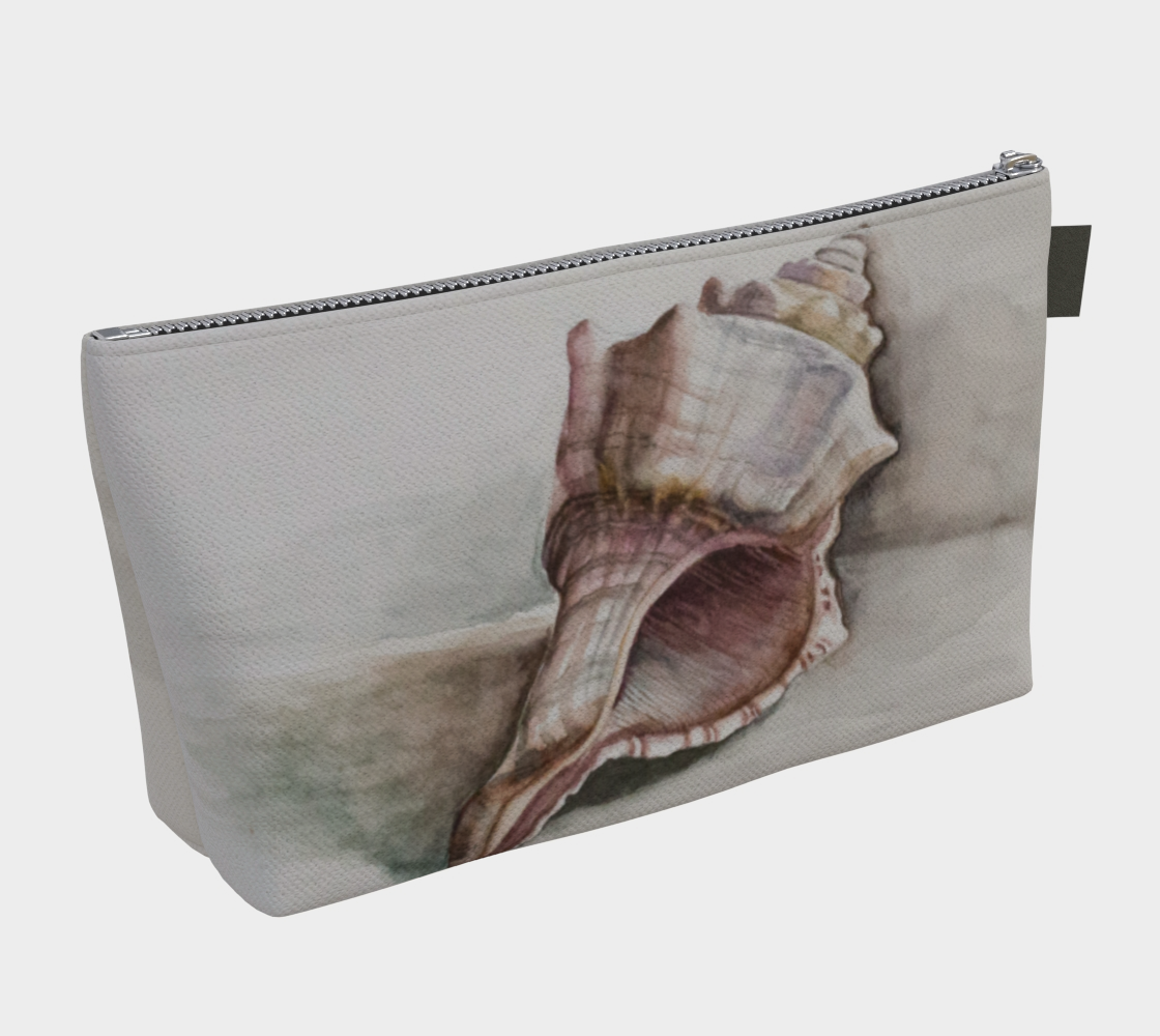 HW Watercolor Shell Makeup Bag