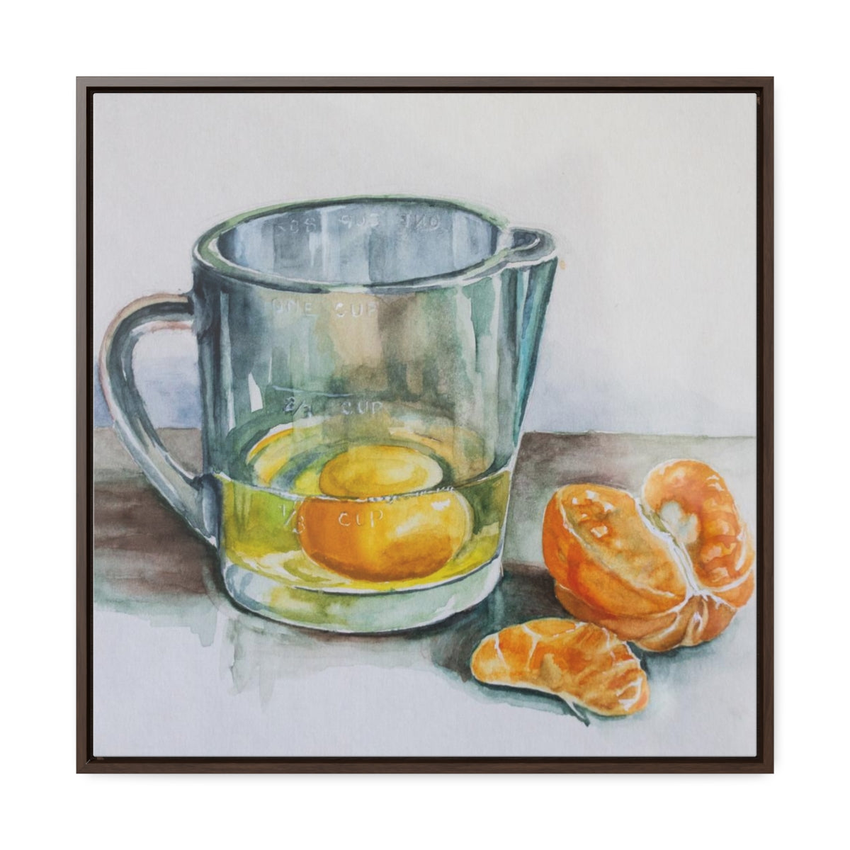 HW Citrus Gallery Canvas Wraps, Square Frame