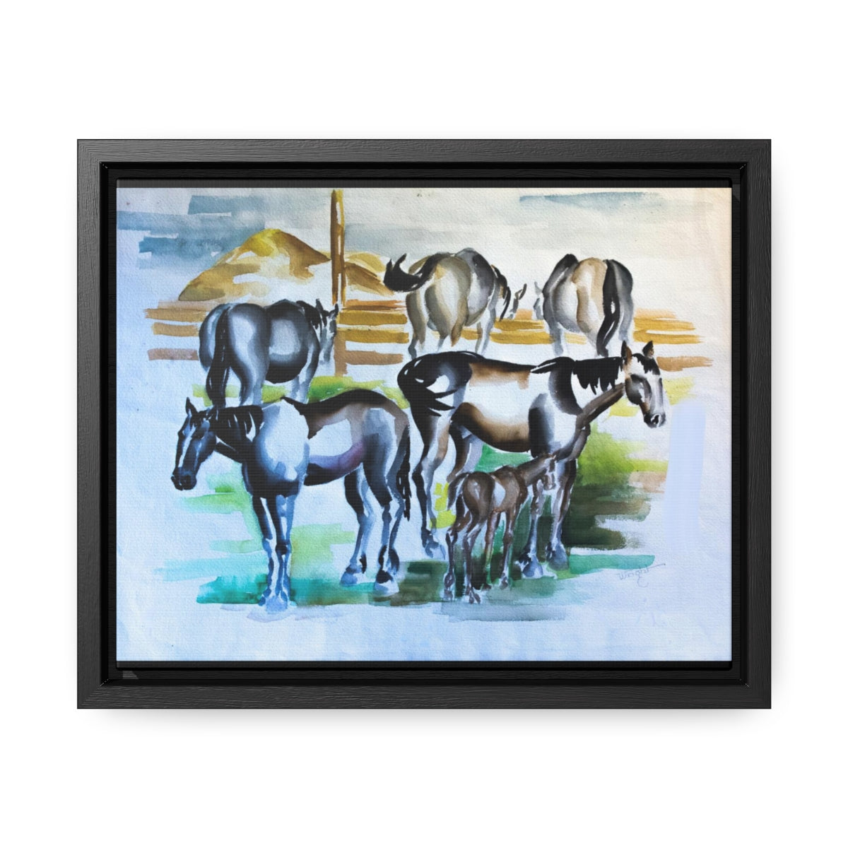 HW Horses Gallery Canvas Wraps, Horizontal Frame