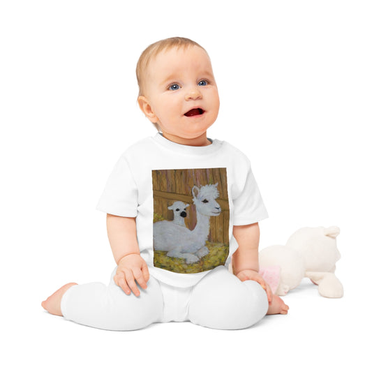 Alpaca Joy Baby T-Shirt.