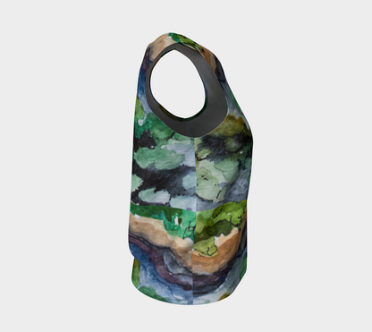 HW Lilypad Long Loose Tank Tops