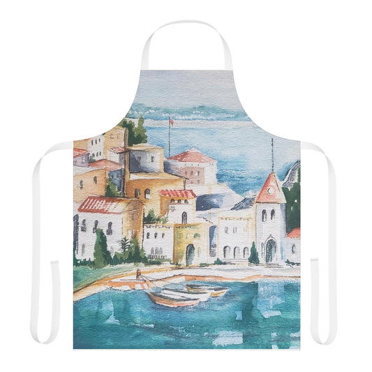 HW Watercolor City Apron