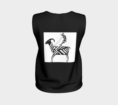 HW Fish Gallop Long Loose Tank