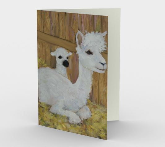 Alpaca Joy Stationary Card