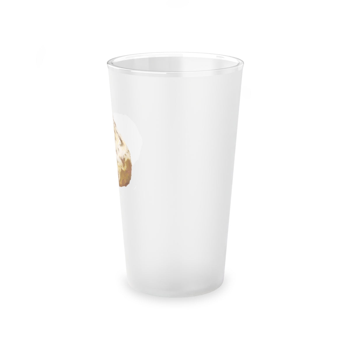 Bun Frosted Pint Glass, 16oz