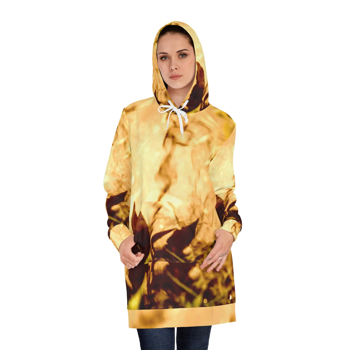 Golden Hour Women's Hoodie Dress (AOP)