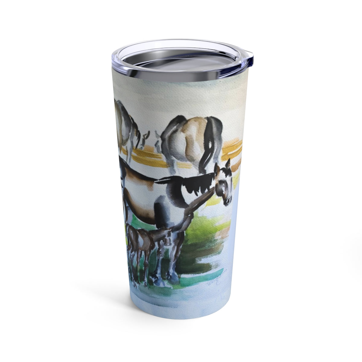 HW Horses Dishwasher Safe Tumbler 20oz