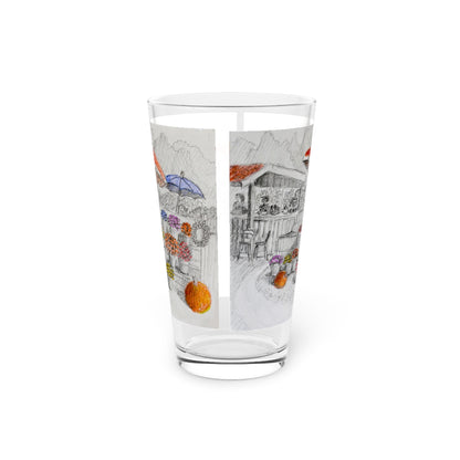 HW Farmstand Pint Glass, 16oz