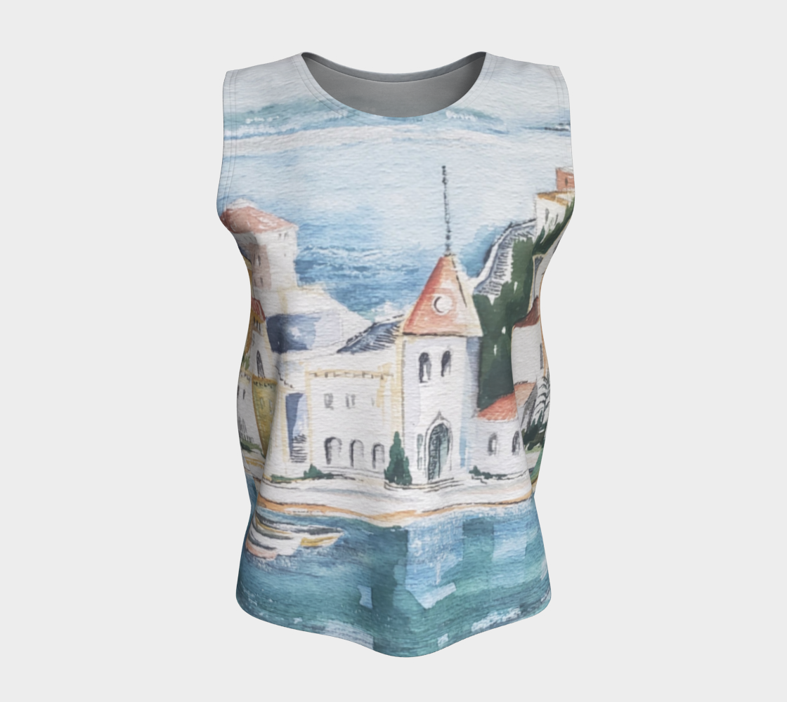 HW Watercolor City Regular Loose Tee