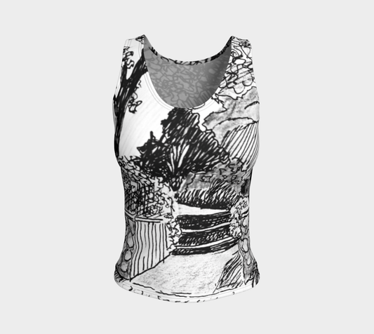 HW Pen Path Fitted Tank Top