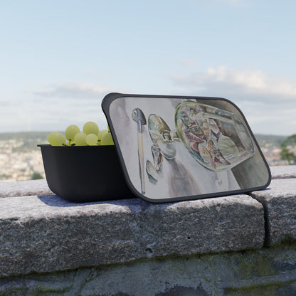 HW Jar of Sea PLA Bento Box with Band and Utensils