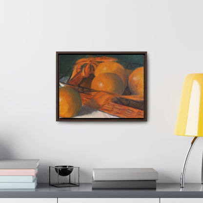 HW Orange Basket Gallery Canvas Wraps, Horizontal Frame
