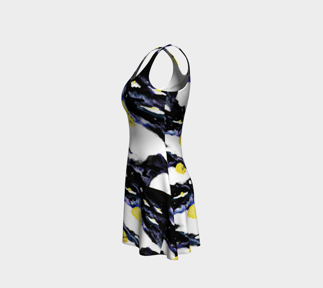 Space Egg Flare Dress