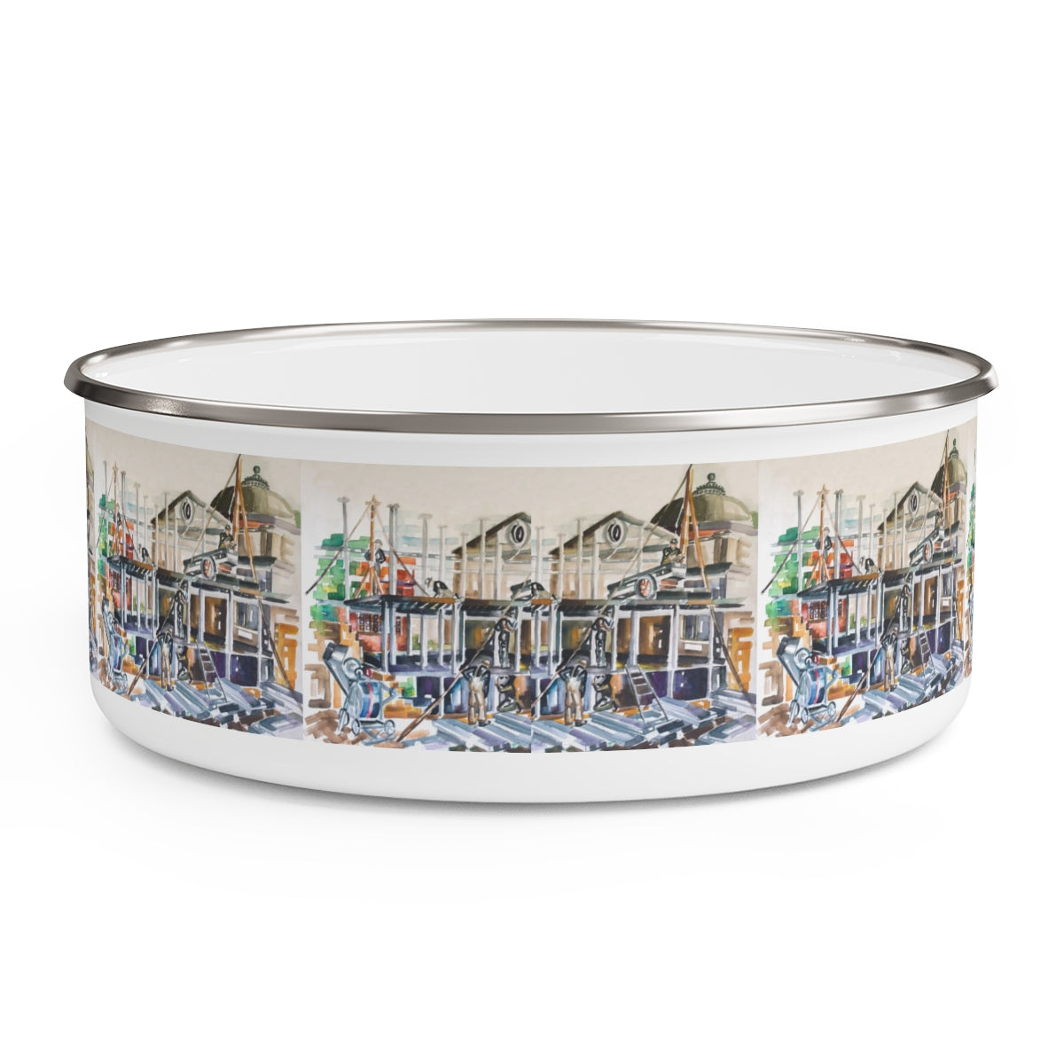 HW Construction Enamel Bowl