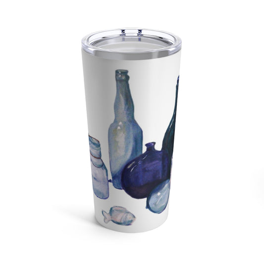 HW Blue Bottles Dishwasher Safe Tumbler 20oz