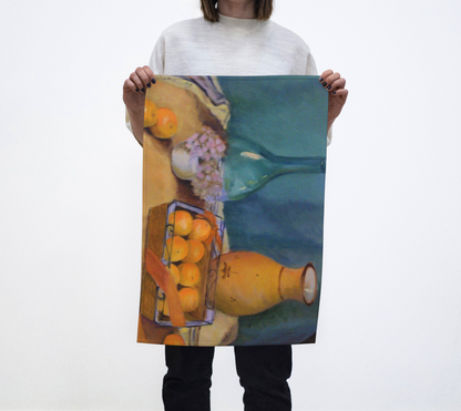 HW Oranges Tea Towel