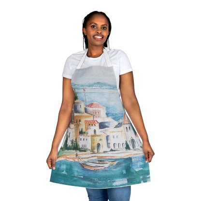 HW Watercolor City Apron
