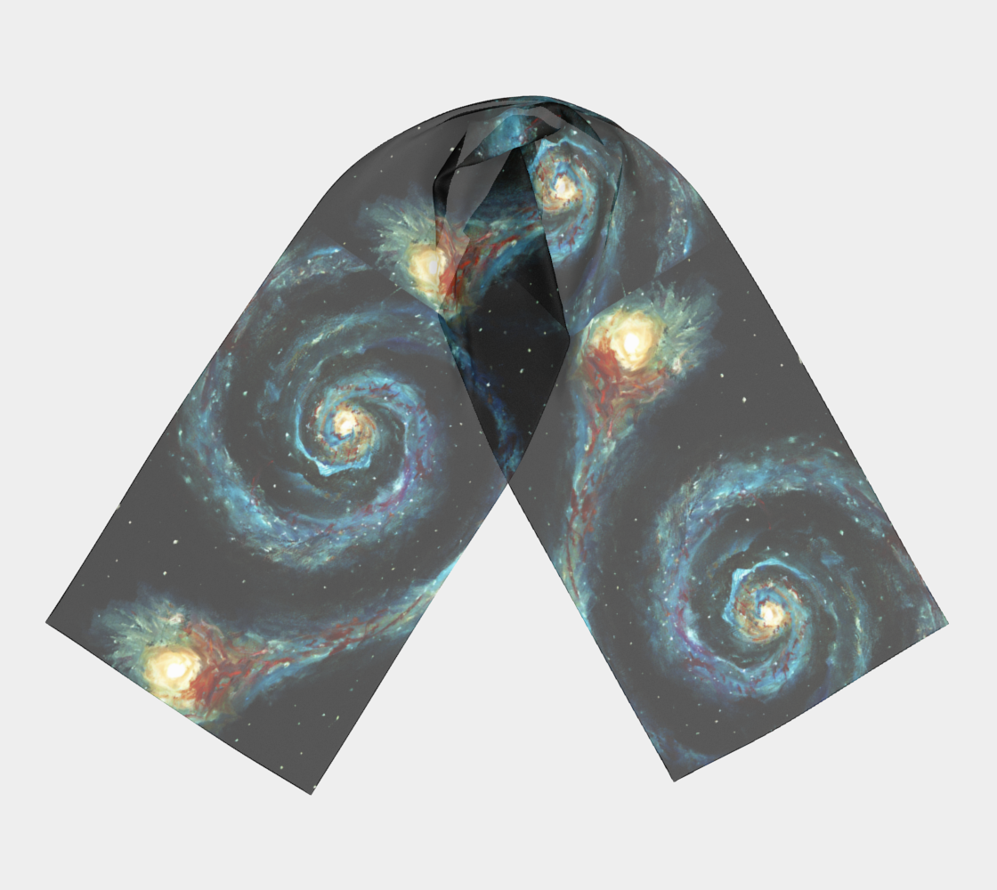 Whirlpool Galaxy Scarf