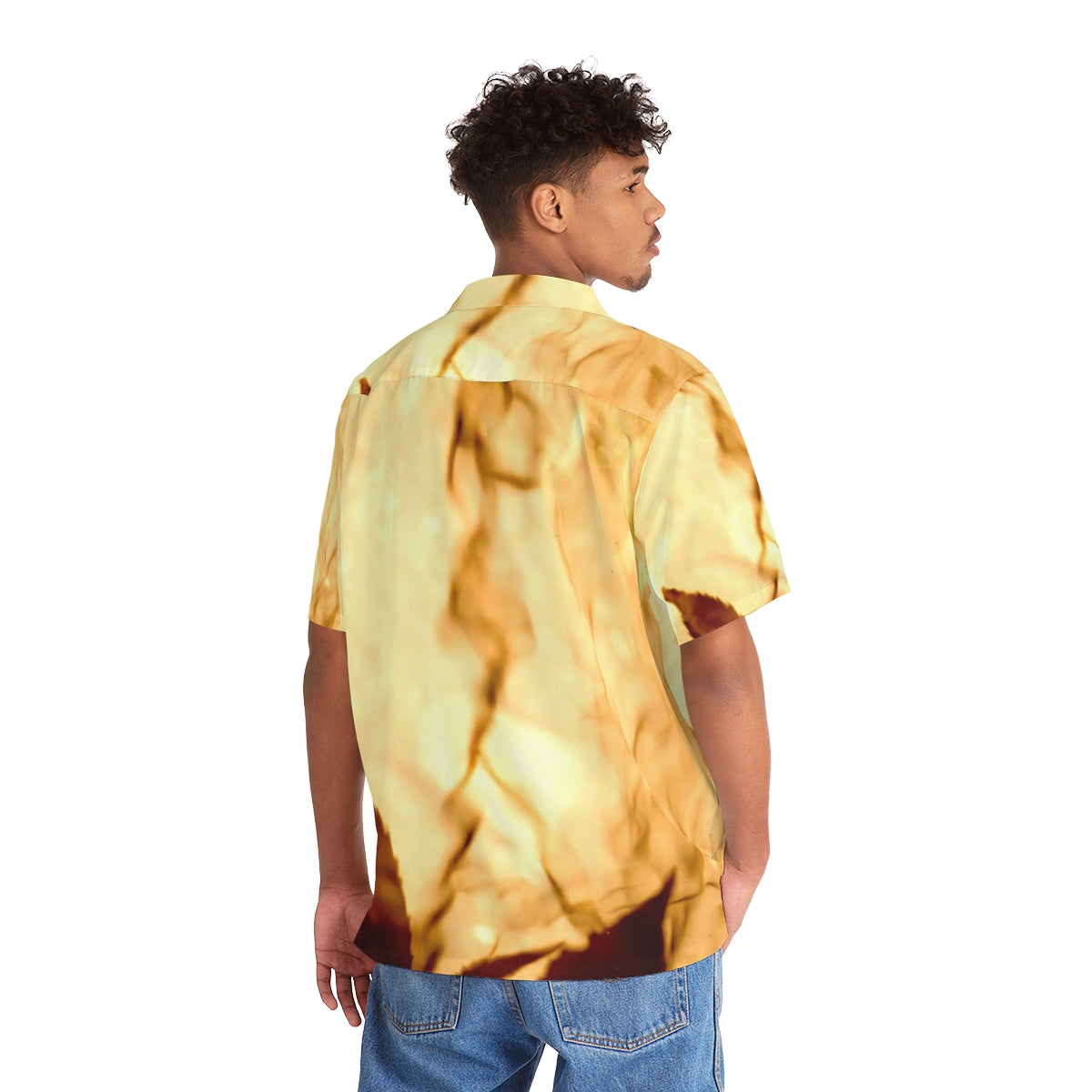 Golden Hour Men's Hawaiian Shirt (AOP)