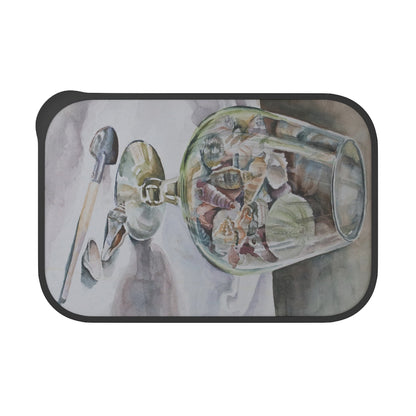 HW Jar of Sea PLA Bento Box with Band and Utensils