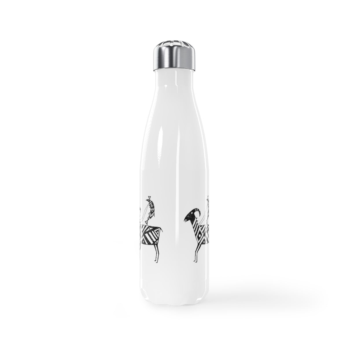 HW Fish Gallop Stainless Steel Water Bottle, 17oz