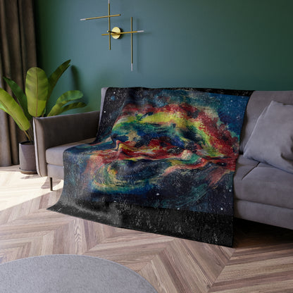 Crushed Velvet Blanket/ Nebula