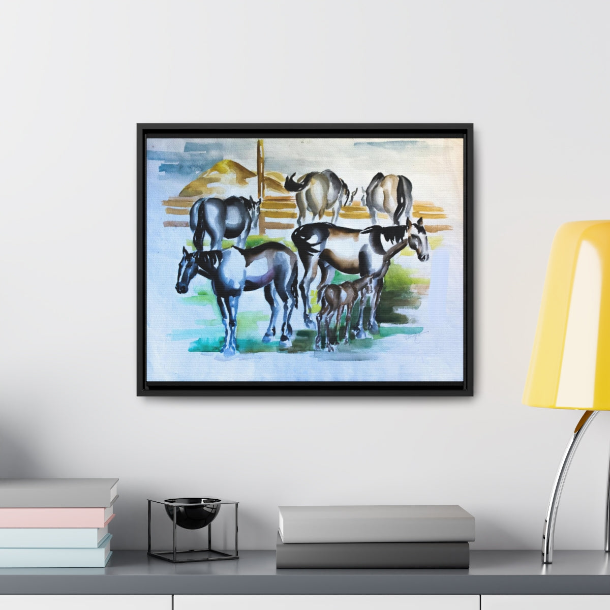 HW Horses Gallery Canvas Wraps, Horizontal Frame