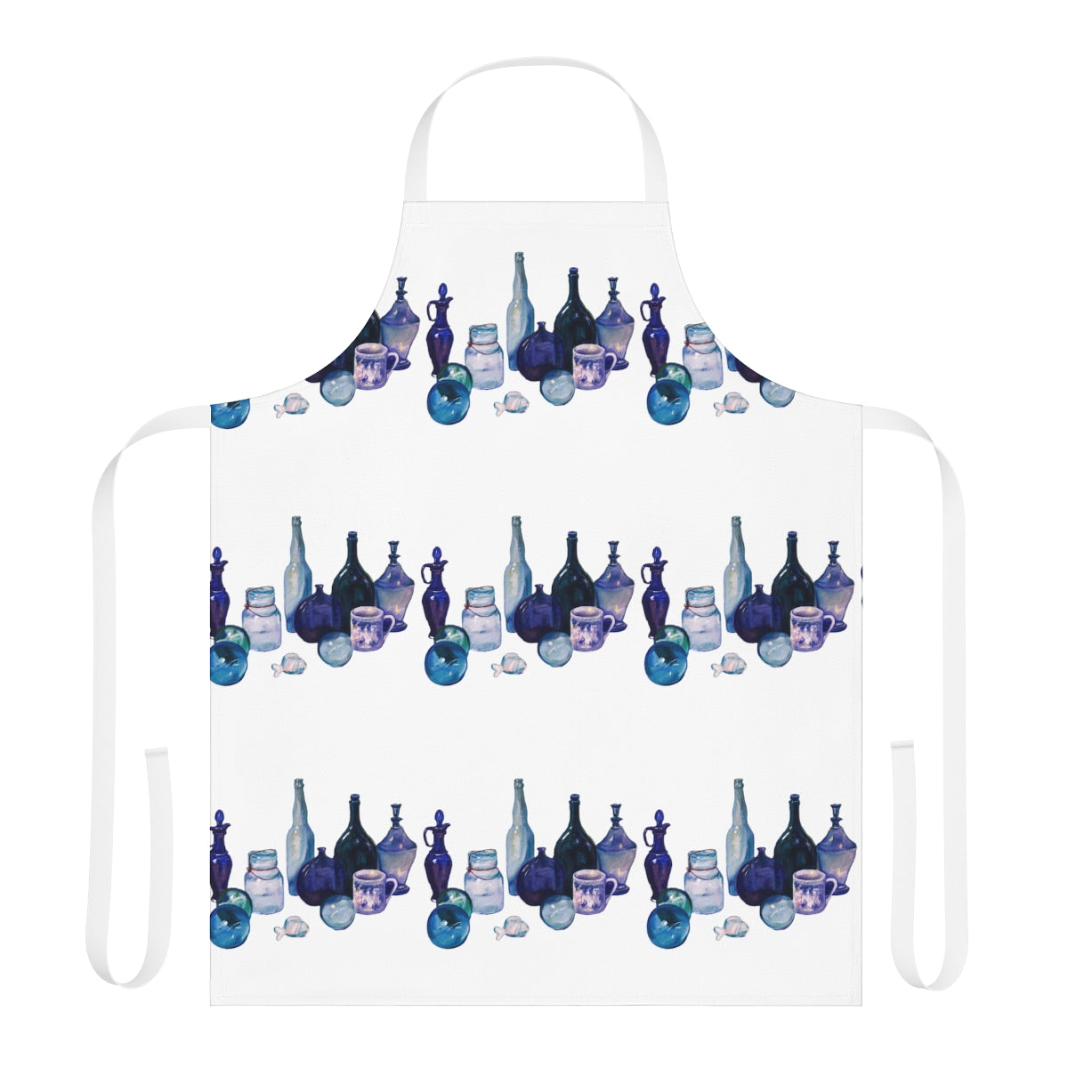 HW Blue Bottles Chef Apron