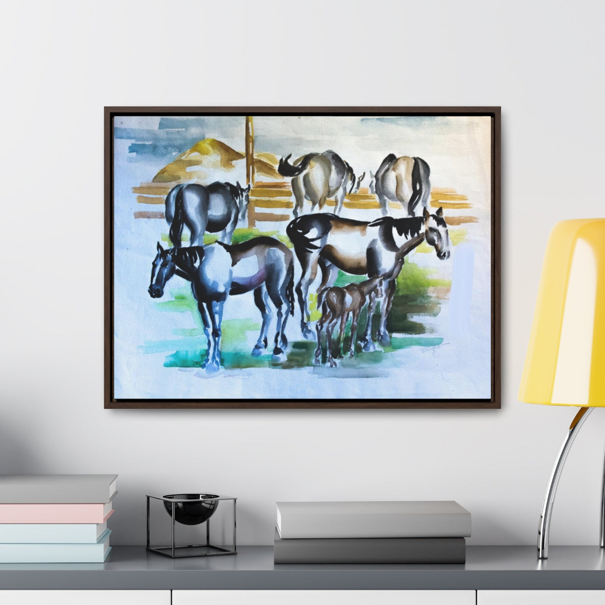 HW Horses Gallery Canvas Wraps, Horizontal Frame