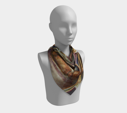 HW Singing Bowls Square Scarf