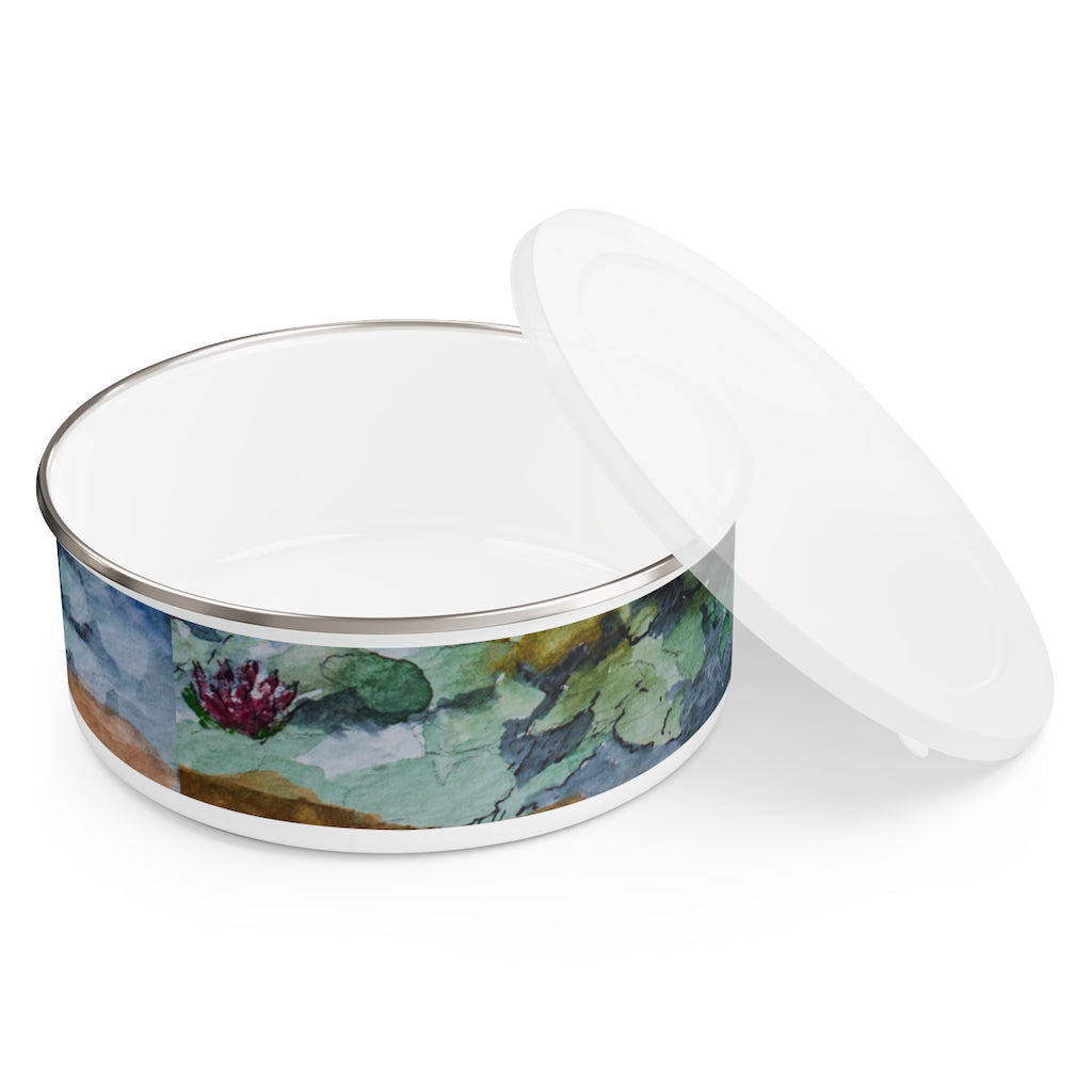 HW Lilypad Enamel Bowl