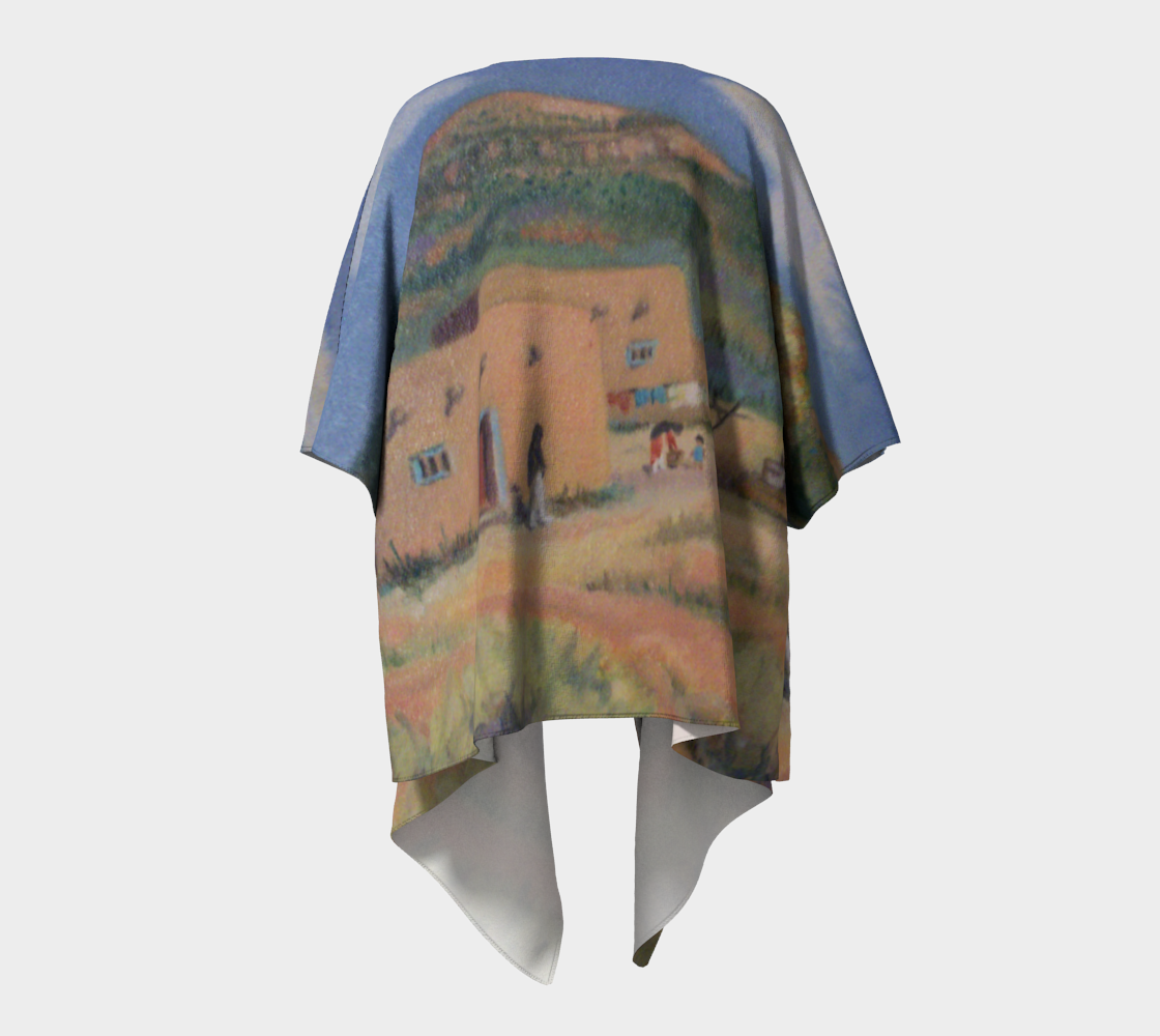 HW NM Memory Draped Kimono