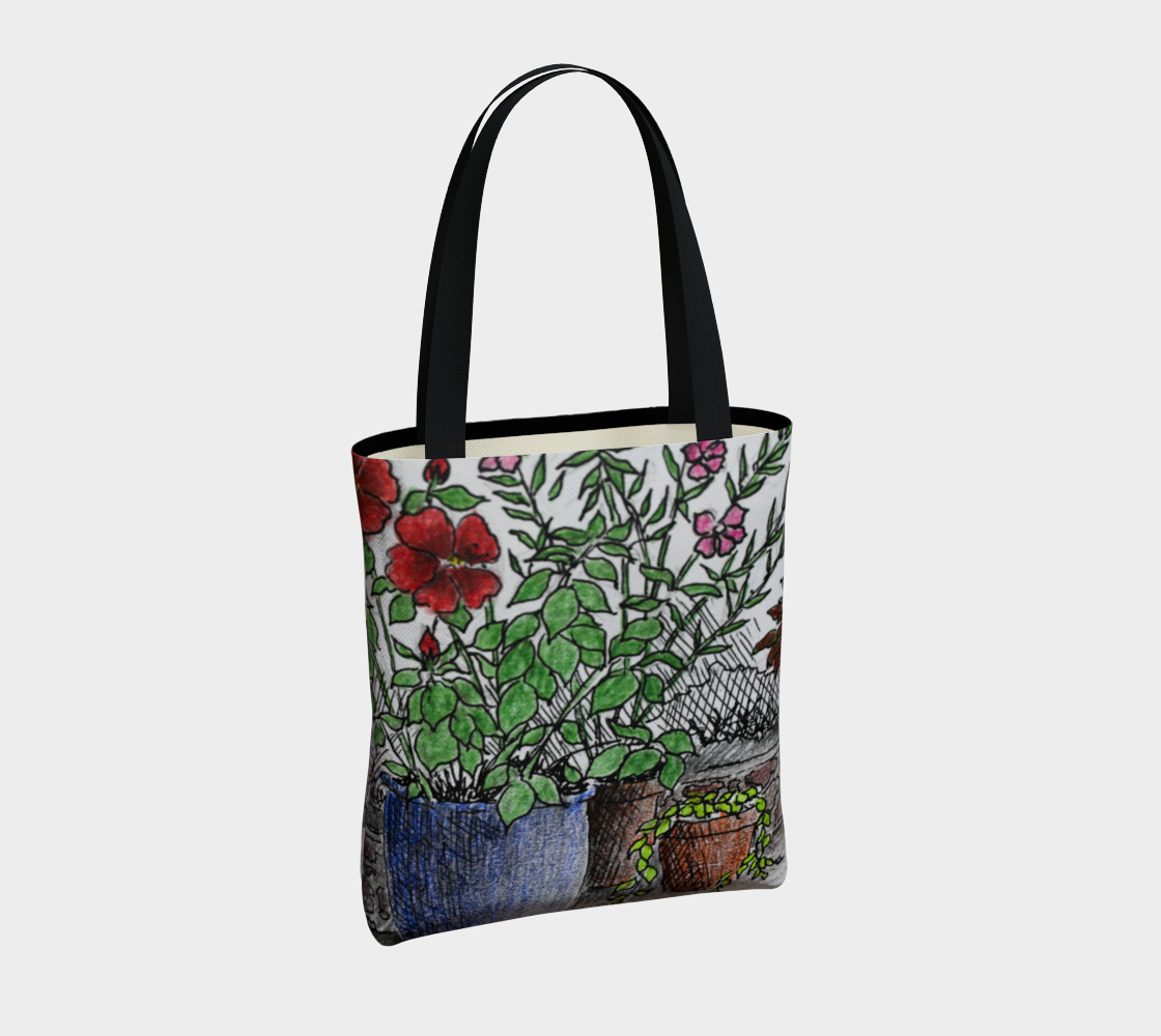 HW Porch Garden Tote Bags