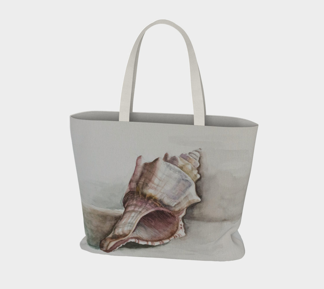 HW Watercolor Shell Large Tote