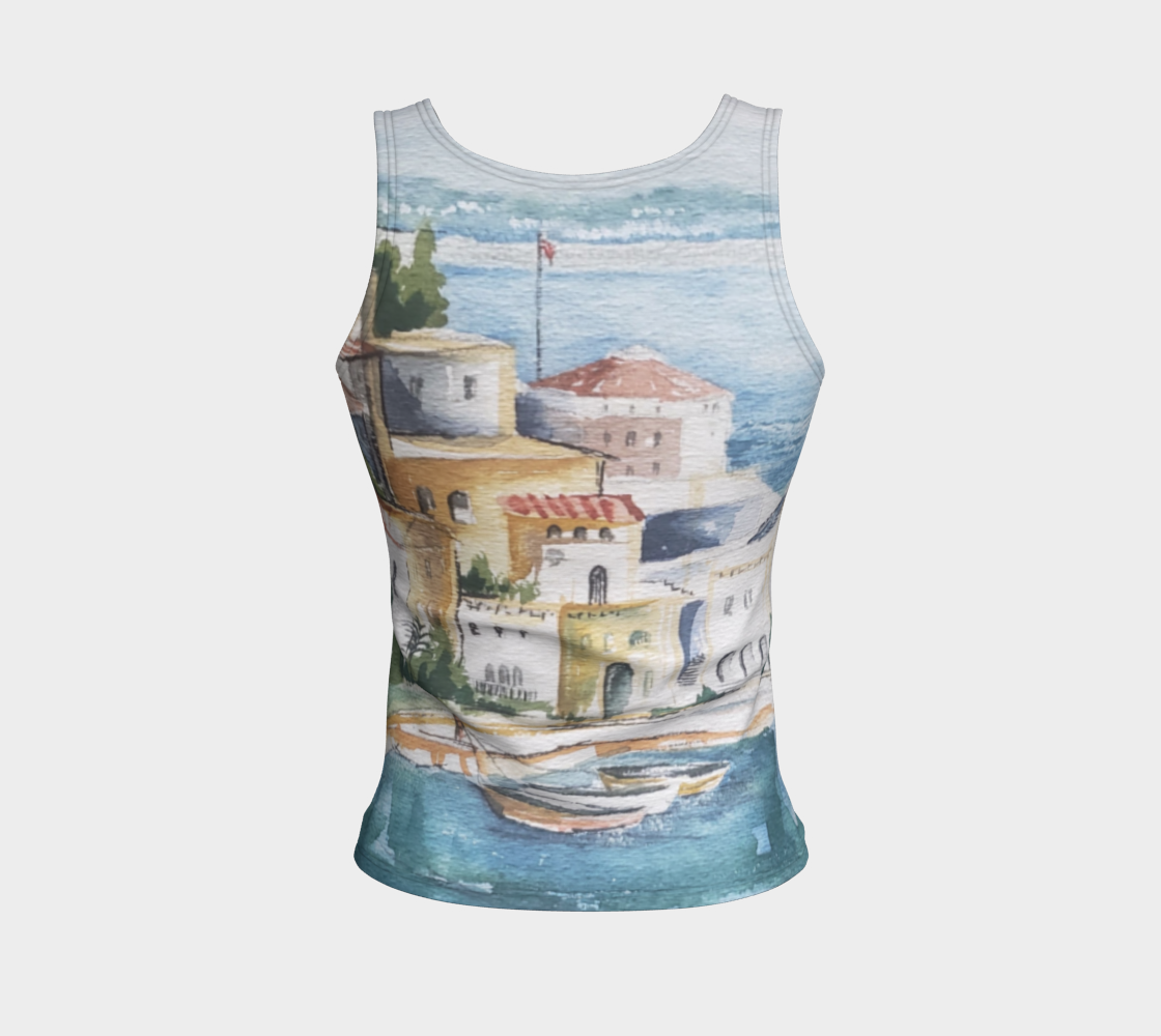 HW Watercolor City Tank Top